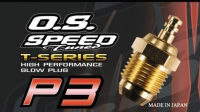 O.S. P3 Gold Turbo Glow Plug "Ultra Hot"